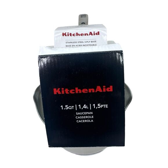 KitchenAid 1.5 Quart Stainless Steel Saucepan - Picture 7 of 7